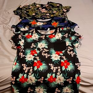 Floral shirts
